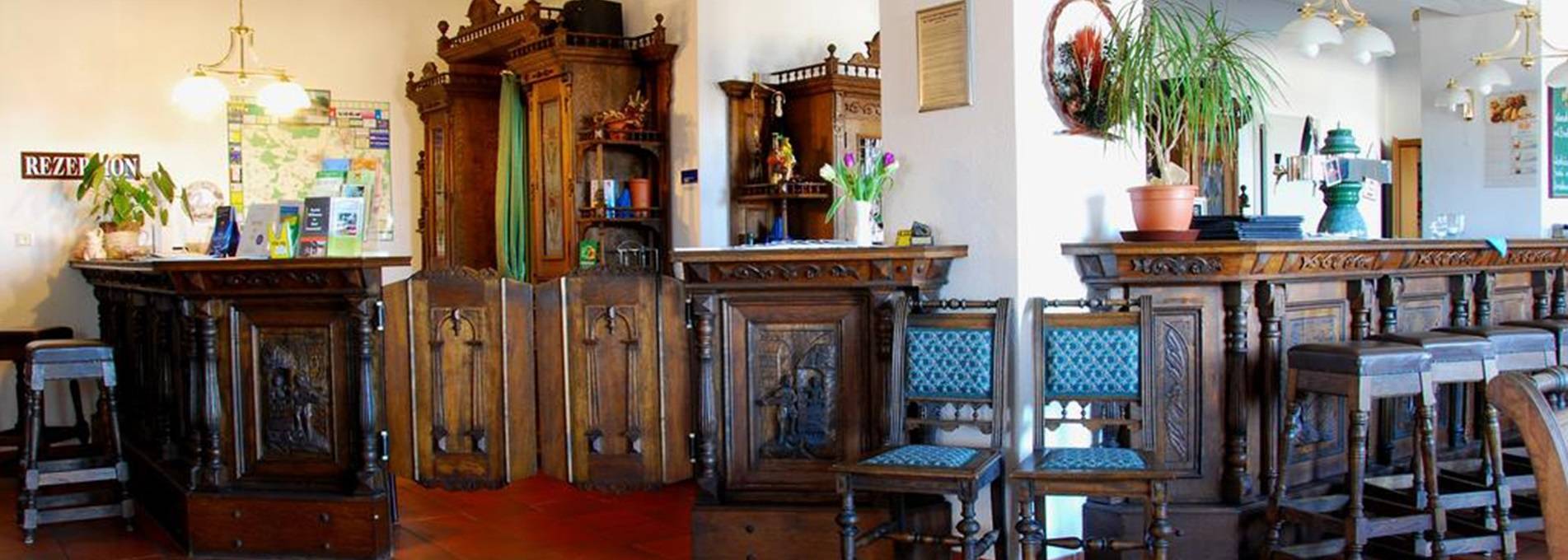 Hotel „An der Warthe“ in Salzwedel - Rezeption
